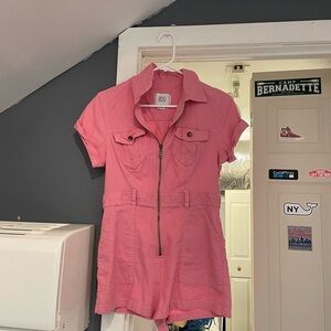Pink urban outfitters jumpsuit 
Worn once or twice
Size M but runs small